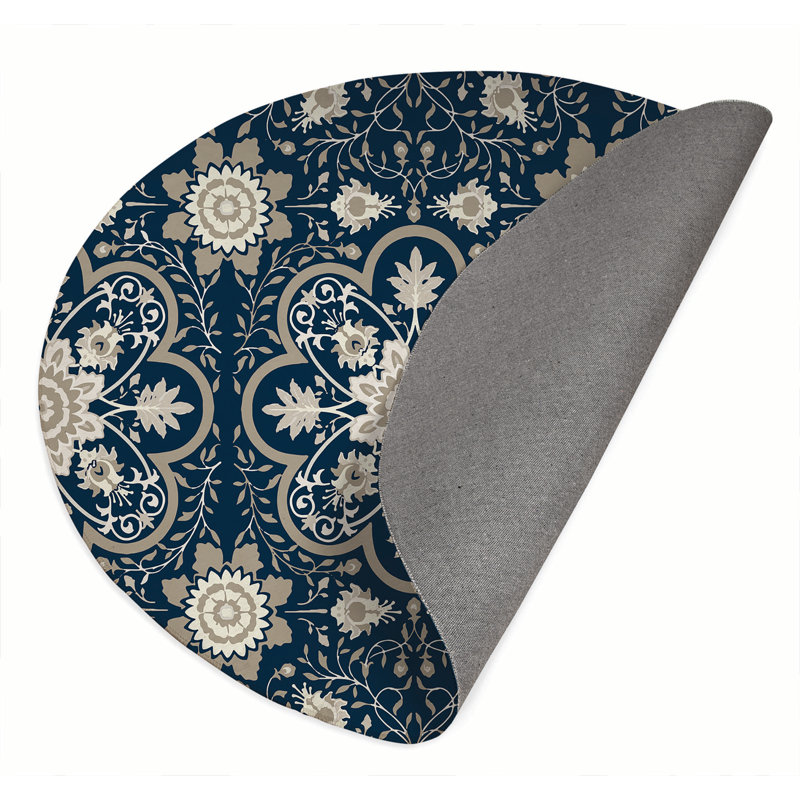 Tapis d'extérieur Skyler, Rond 5 pi