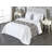 Ambesonne Abstract Bed Runner Modern Rectangle and Lines Charcoal Grey Eggshell-106938100