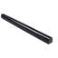 12" x 0.75" Granite Pencil Liner Tile Trim in Black
