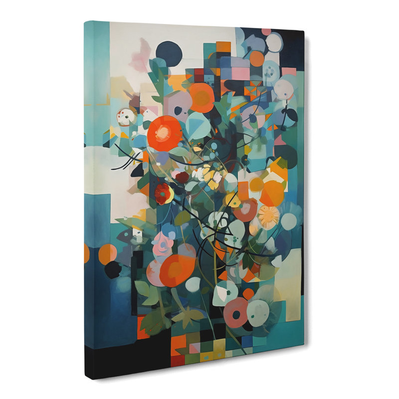 Montour Flowers Bauhaus Vol.2 - Wrapped Canvas, 50cm H x 35cm W x 3cm D