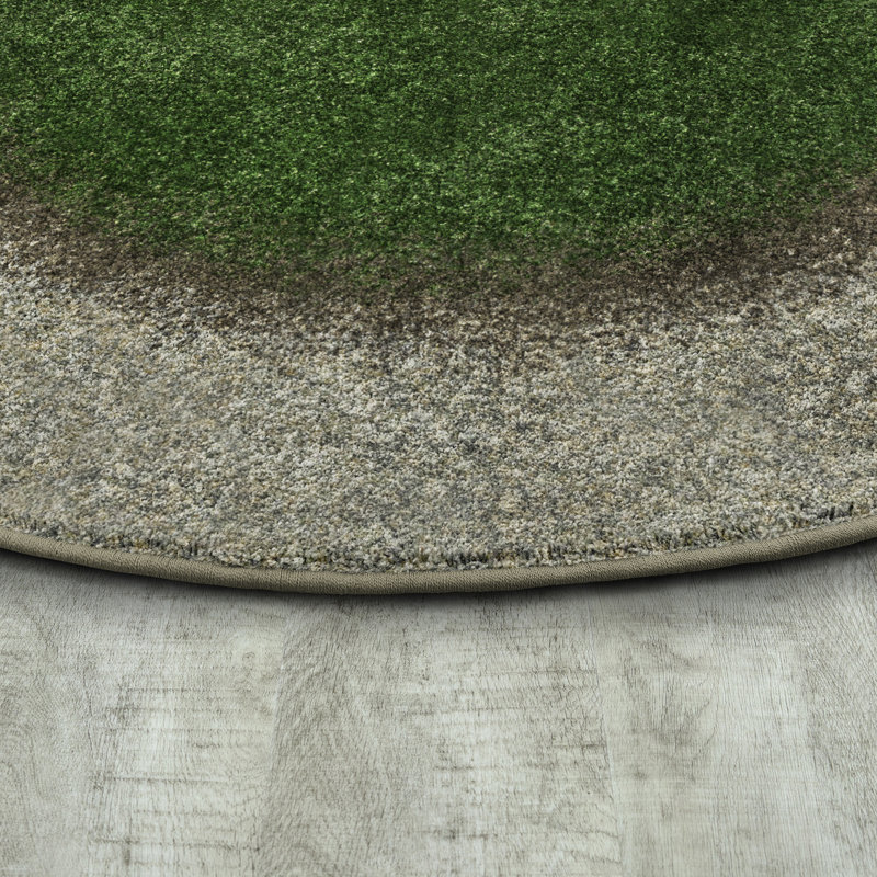 Tapis Grounded by Joy Carpets, Ovale 5 pi 4 po x 7 pi 8 po