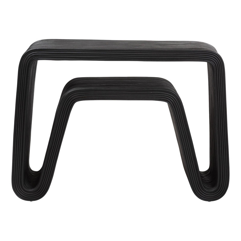 Console Bali & Pari Abebi Black Rattan