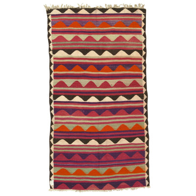 Tapis multicolore de haute qualité noué à la main