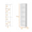 Sutton Slim Bookcase With Modern 5-Shelf Design-1210766694