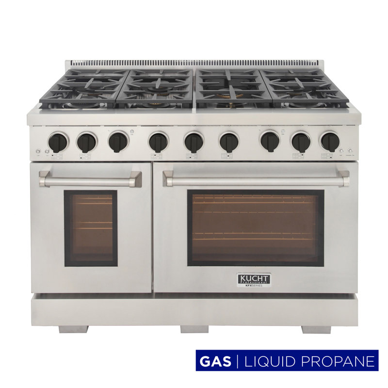 Kucht 48'' W Free Standing Range, Liquid Propane
