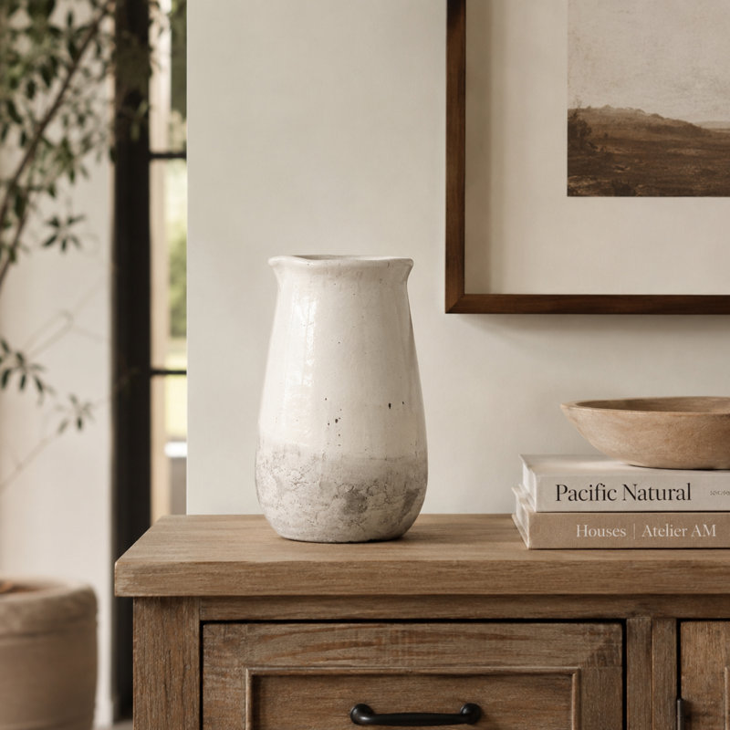 Pot en céramique Selest intérieur / extérieur, H 16 po x l 11 po x P 11 po