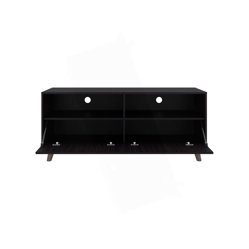 Meuble télé, 1 porte, 2 tablettes
