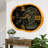 THE GEARS CLOCK Wall Clock with Real Moving Gears PO-LI_ 27 in Round WOOD-BLACK
