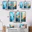 Ensemble de 3 décorations murales bleu marine et blanches-1916313825-1916313827