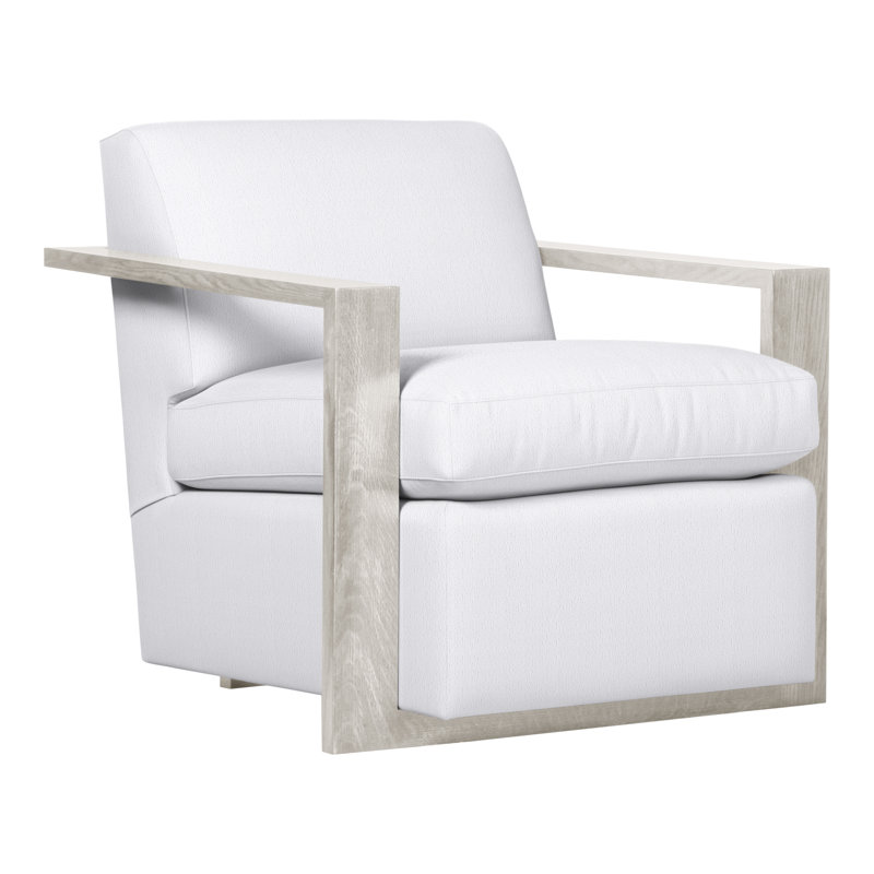 Thom Filicia Home Upholstered Armchair, Casa Blanca, Navada Snow