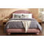 Lit plateforme en tissu Queen Boucle-1027621318