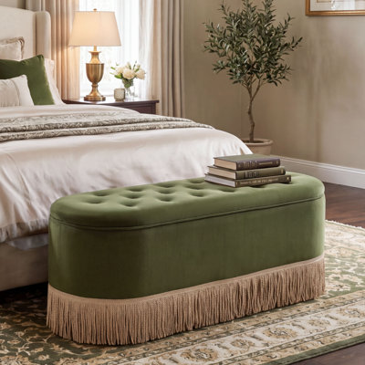 Upholstered Engineered Wood Bench with Cubby