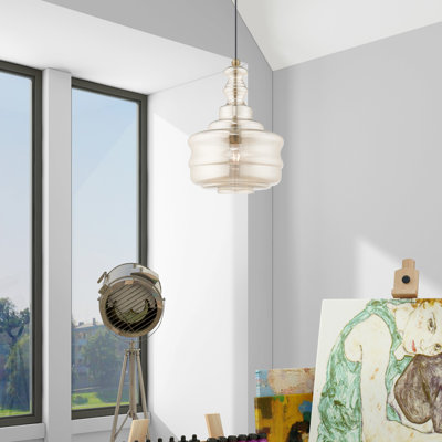 Luminaire suspendu simple à 1 lumière Avais