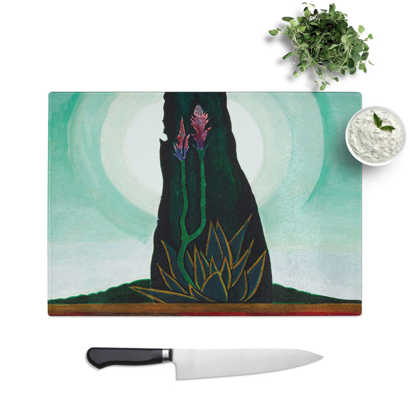Abstract Plant by Joseph Stella Chopping Board, 0.4cm H x 20cm W x 29cm L