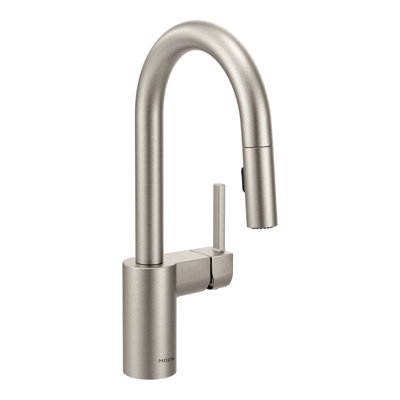 Moen Align One-Handle Pulldown Bar Faucet with Power Clean featuring Reflex
