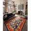 Tarango Oriental Orange Machine Woven Cotton Polyester Area Rug Tarango-212331536