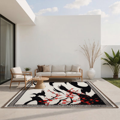 Tapis intérieur et extérieur Crimson Tides