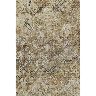 Premium Machine Washable Prisco Beige Rug