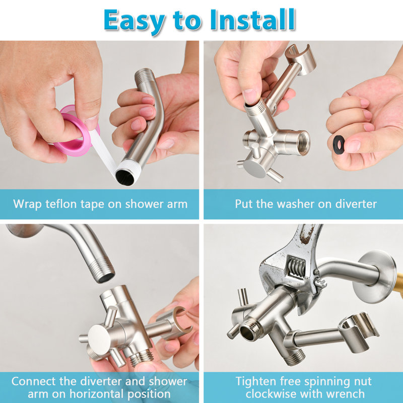 Shower Valve, Brushed Nickel