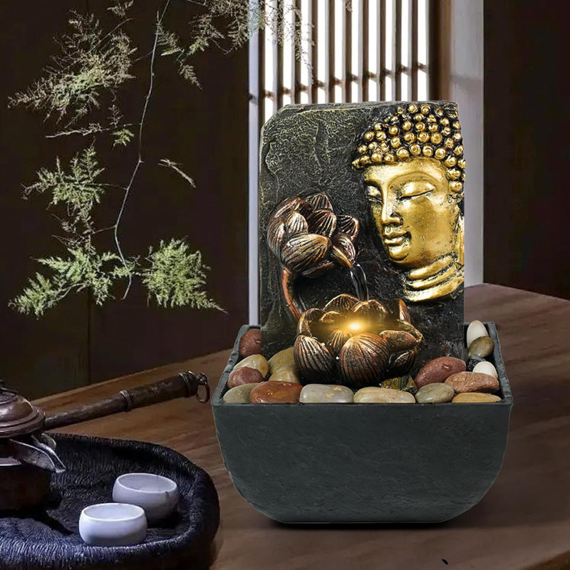 Desktop Zen Waterfall Meditation Fountain