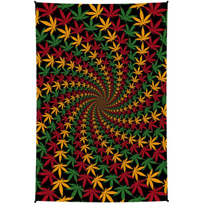 Tapisserie en coton 3D 100% Rasta
