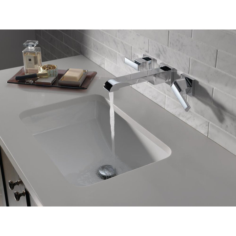 Ara Wall Mounted Bathroom Faucet, Chrome