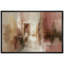 «Warm Neutral Abstract Interior Light and Shadow», reproduction d'art sur toile encadrée dans la chambre principale-1462032119-1462032113