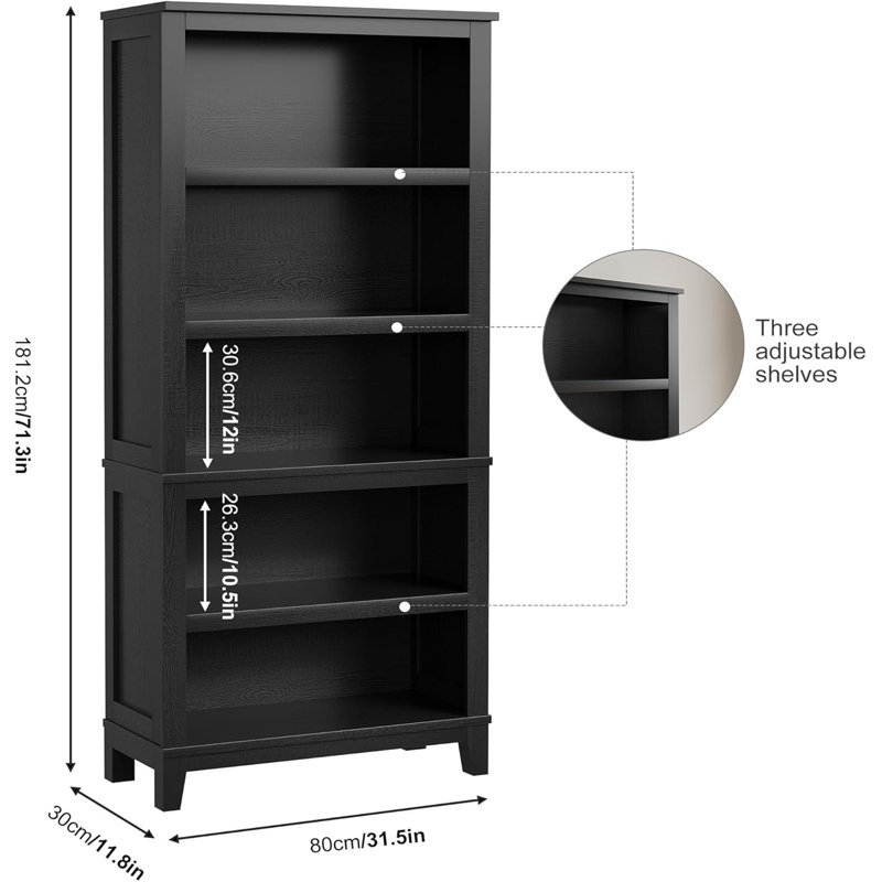 181cm H x 80cm W Bookcase