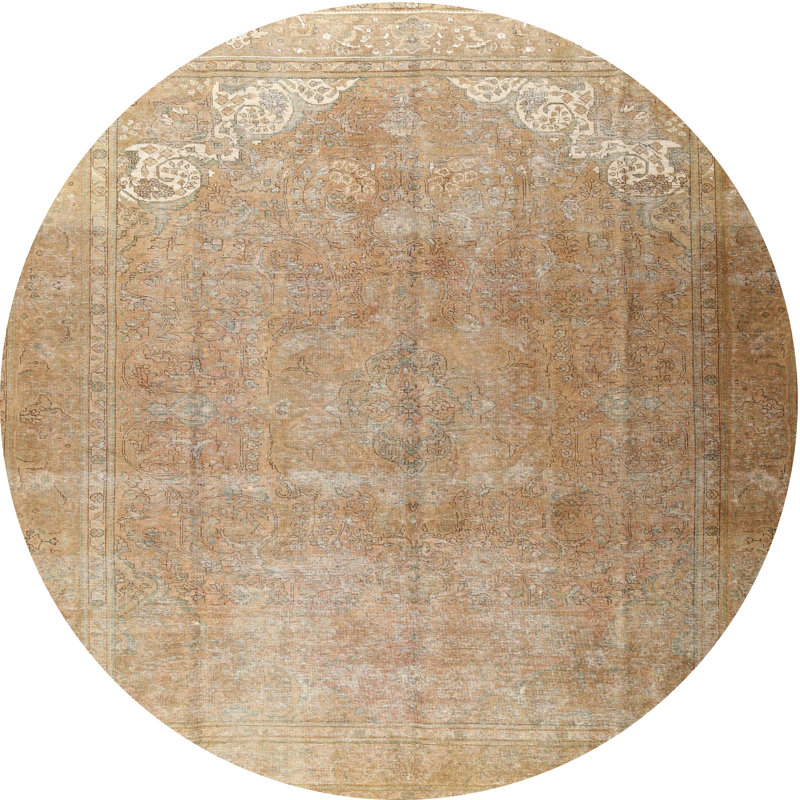 Akan Oriental Indoor Rug, Round 7'