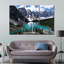 Lake Louise Landscape Wall Art, reproduction d'art sur toile-92829042
