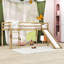 Lit mezzanine simple avec glissade et échelle Kenara-893917624