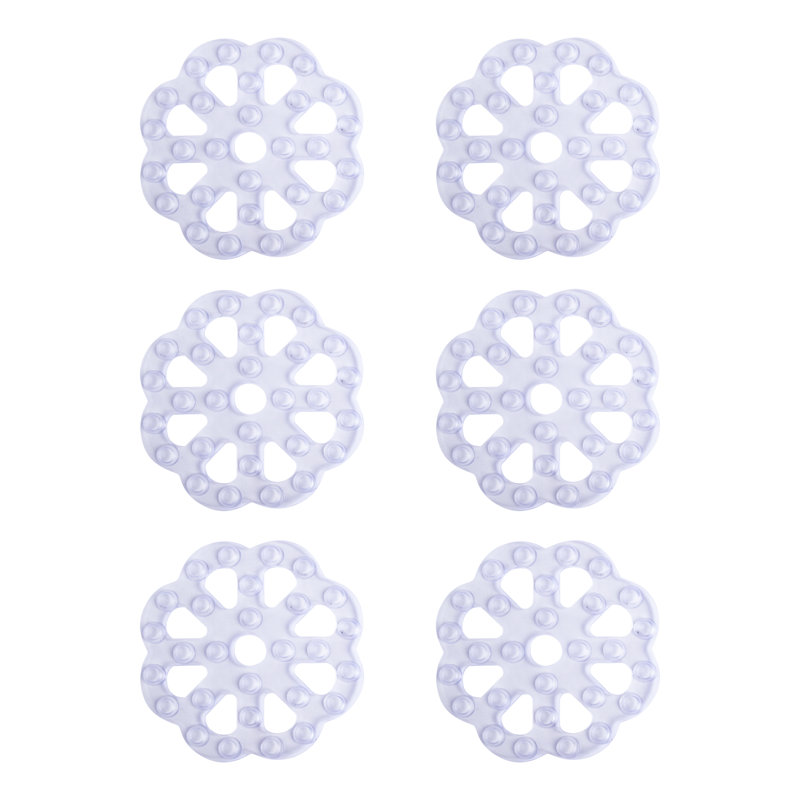 Kenney Suction Cup Bath Mat Treads, Clear