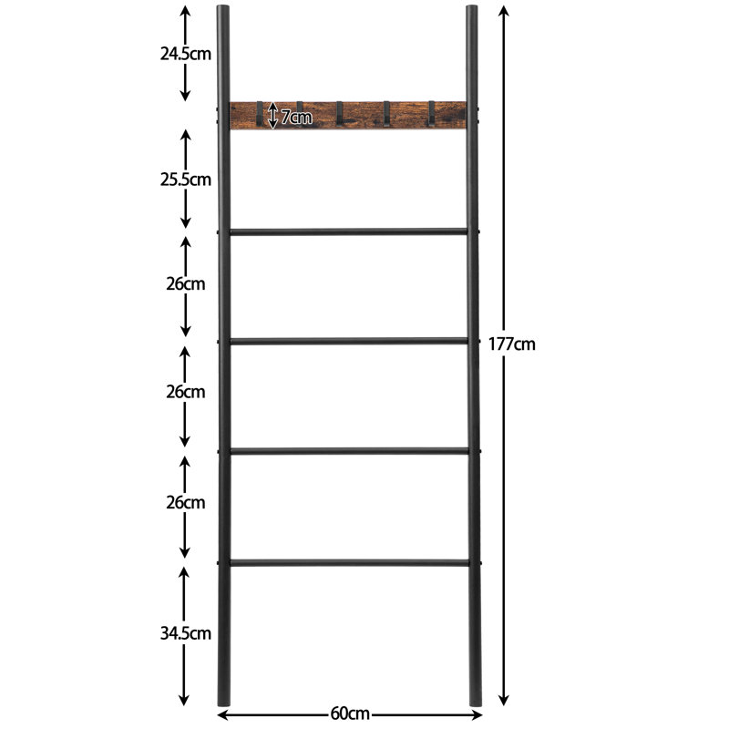 Cetronia 60cm Free Standing Towel Rail