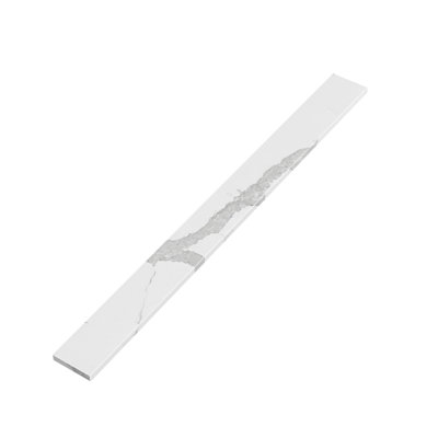 42 Inch White Quartz Stone Vanity Top Backsplash