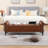 Tufted Upholstered Storage Bench with Nailhead Trim and Rolled Arm Design-1768078726-1768078724