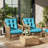 Anjelyka 22"W X 22"D Outdoor Cushions 5" Indoor And Outdoor Seat/Back Cushion-269089417