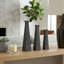 Sagebrook Home 3-Pieces Liege Black Quartz Resin Bottles