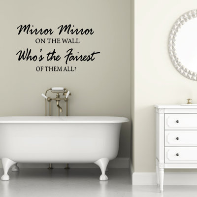 Adhésif décoratif "Miroir sur le mur"