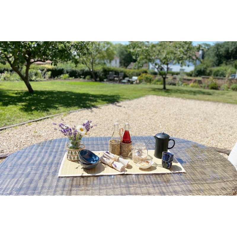 Abundio Jute No Pattern Rectangle Placemat