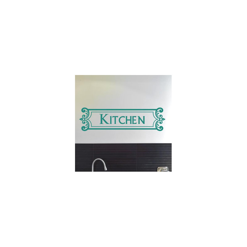 Wall Decal, Large, Aqua Green