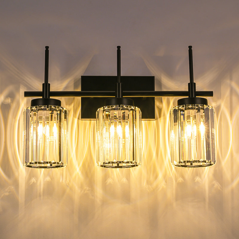 Edgars Dimmable Vanity Light, Black, 3