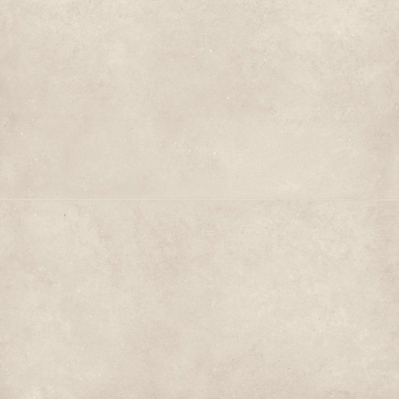Thaddeus 48 in. x 24 in. Glazed Porcelain Tile, Creme