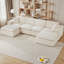 Canapé modulaire en U modulaire avec 2 repose-pieds, ensemble de canapés en chenille moderne, canapé à assise profonde librement combinable pour le mobilier de salon, d'appartement et de bureau-611218676