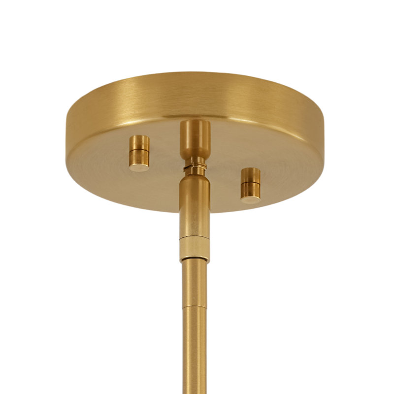Lustre 4 lumières campagnard à intensité variable avec abat-jour en tissu