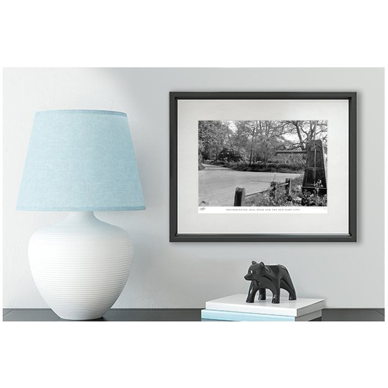 Southminster, Hall Road And The Old Pump C1955 by Francis Frith - Single Picture Frame Print, 60cm H x 80cm W x 2.3cm D