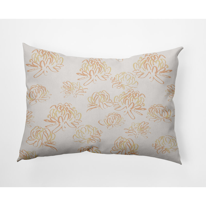 Housse et insert de coussin extérieur d'extérieur, Orange