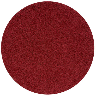 Myshaggy Collection Rugs Solid Design in Red