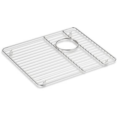 Kohler K-6237-ST Riverby Left-Hand Sink Rack, Stainless Steel