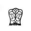Ensemble de mobilier d'extérieur en fonte d'aluminium 3 pièces Best Choice Products, finition noire résistante à la rouille
