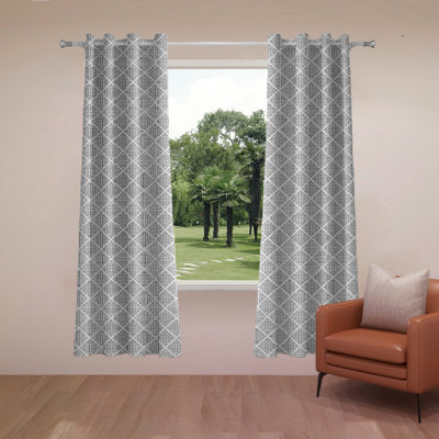 Paire de rideaux obscurcissant avec œillets Sateen